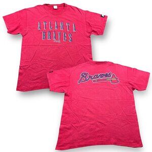 Vintage 90s Atlanta Braves Starter T-Shirt sz L National League MLB Made In USA